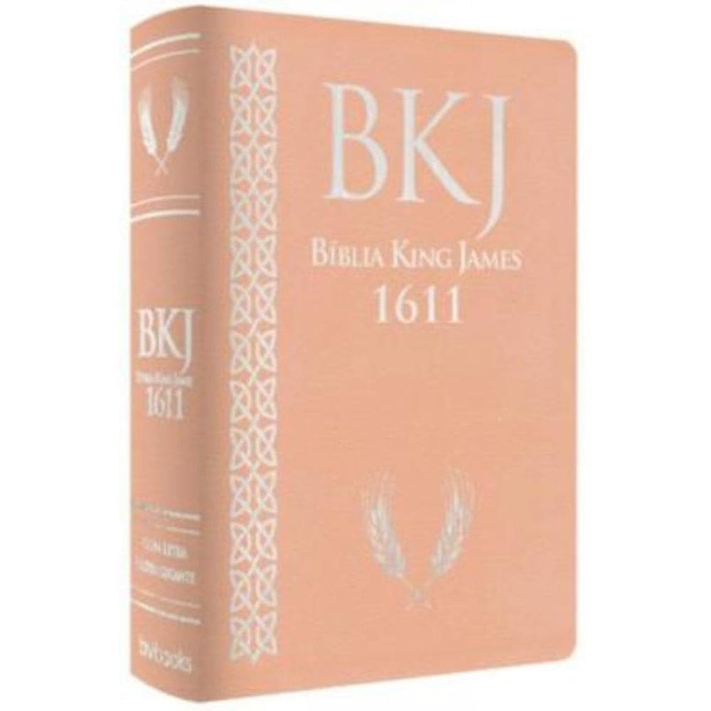 Biblia King James Fiel 1611 - Letra Ultra Gigante - Rose Luxo