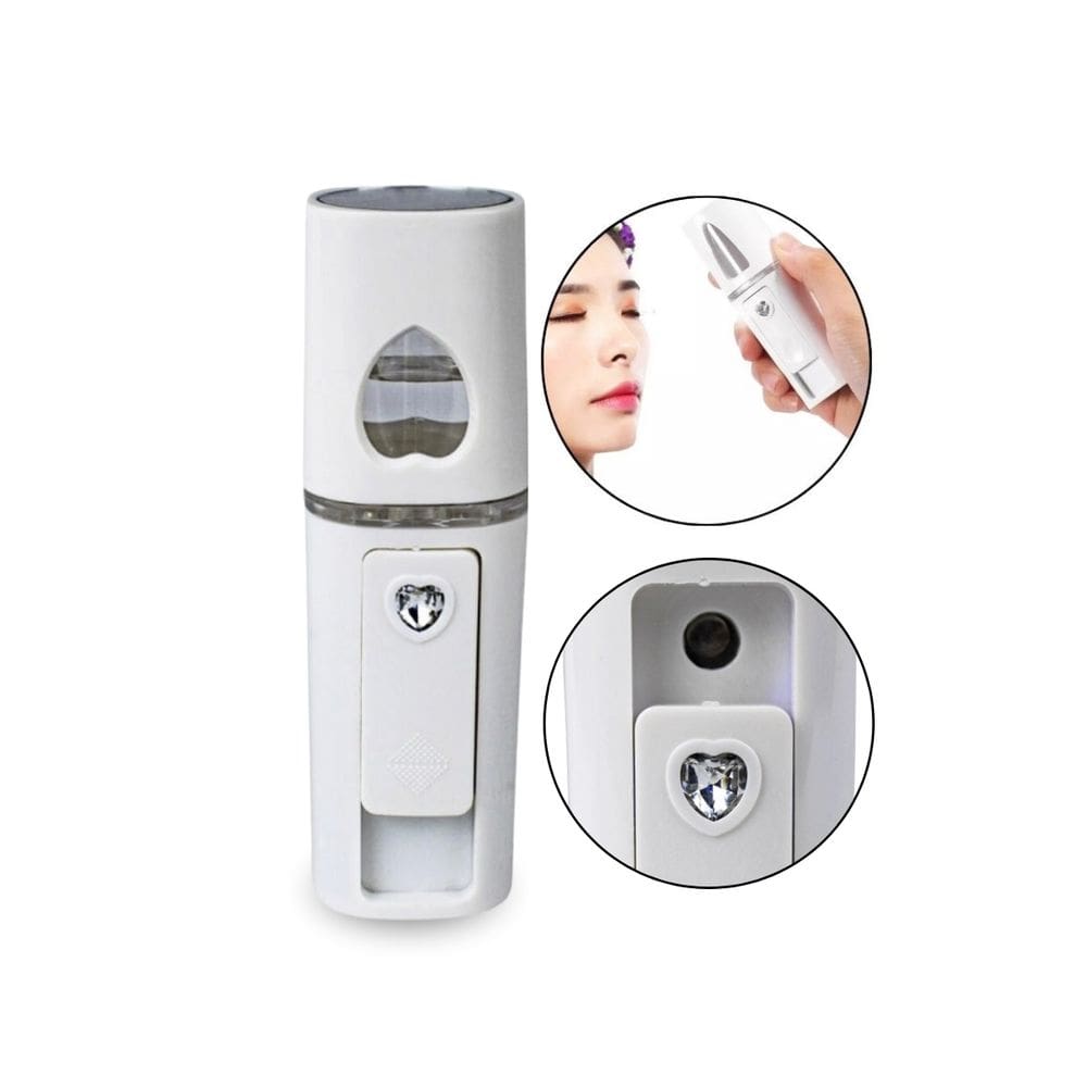 Mini Spray Umidificador Hidratação Facial Cílios Rosto Skin Care Refrescante
