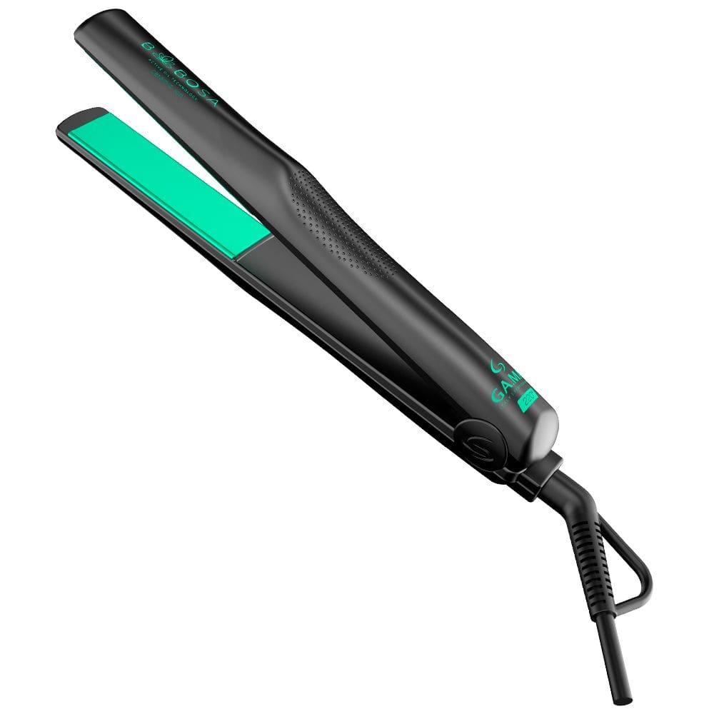 Chapinha/Prancha de Cabelo Ergostyler Babosa Ceramic Ion com Óleo Essencial Preto Bivolt