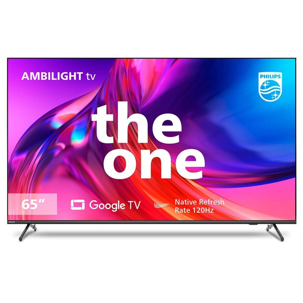 Smart TV Philips 65 Ambilight The One, Dolby Atmos, Google TV - 65PUG8808/78