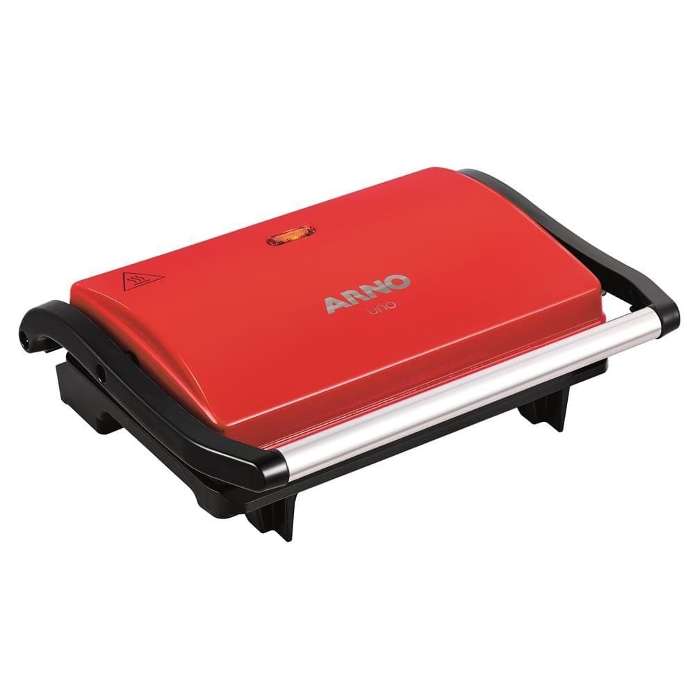 Grill Arno Antiaderente 760w Red 220v