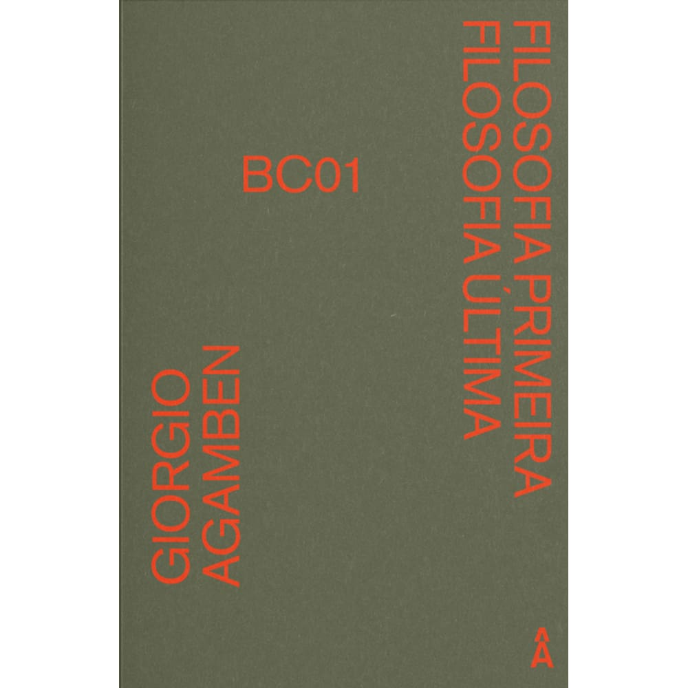 Filosofia primeira filosofia última