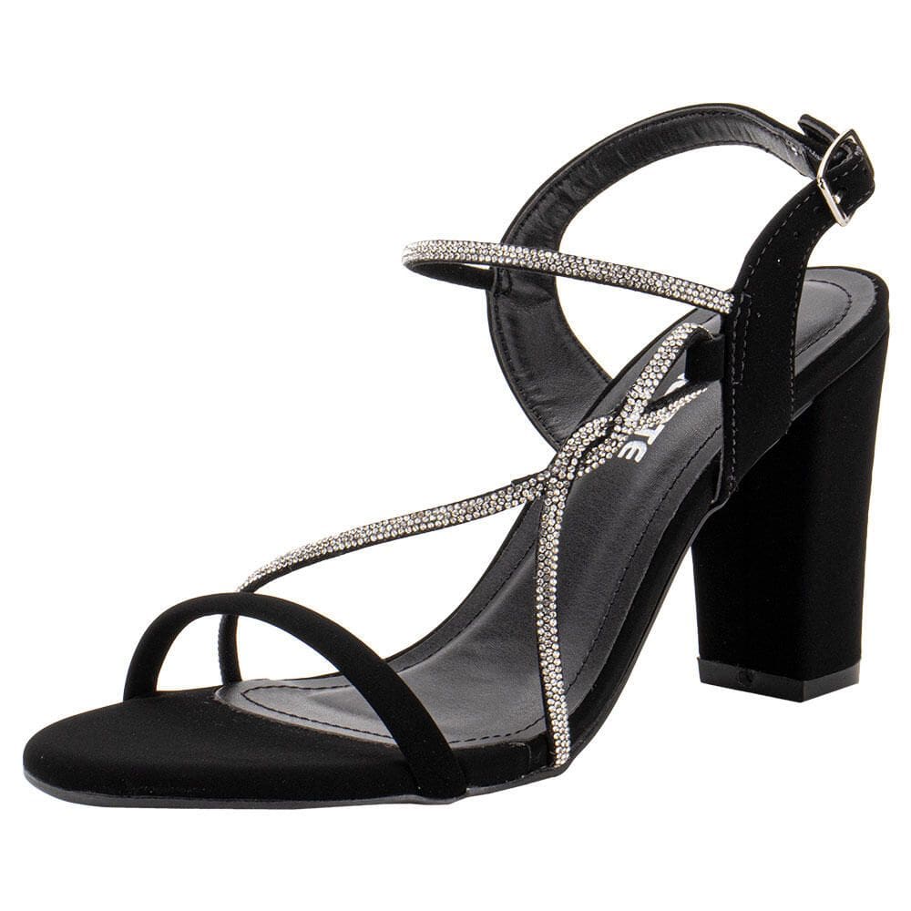 Sandália Feminina Salto Grosso Via Marte 142001