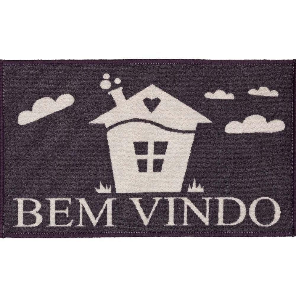 Capacho Antiderrapante Clean 35 Cinza 0,45x0,75m