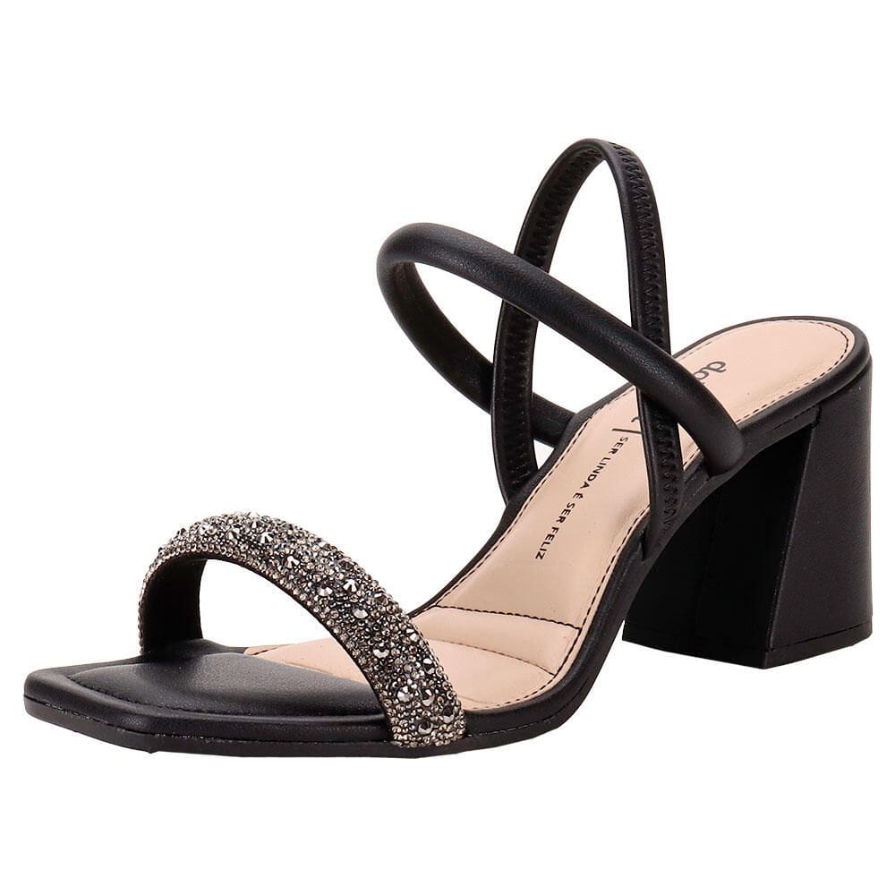Sandália Feminina Salto Grosso Dakota Y7641