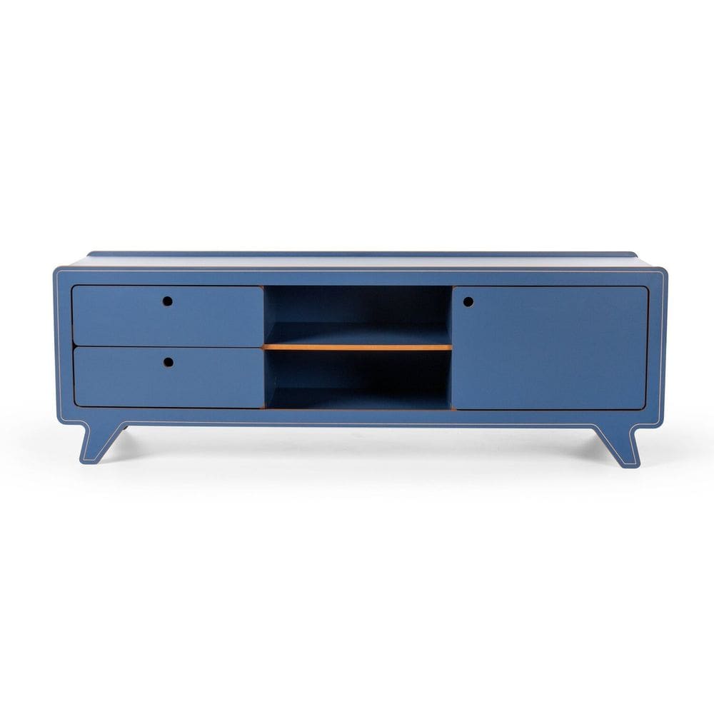 Rack para Sala de Estar para Tv até 75 Polegadas Jimmy Azul