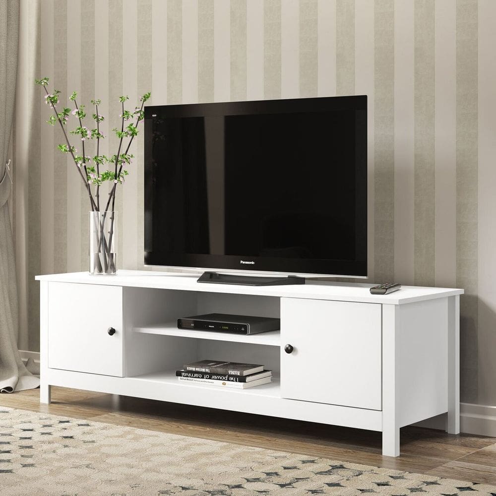 Rack para Tv até 50 Polegadas 2 Portas R-606 Branco