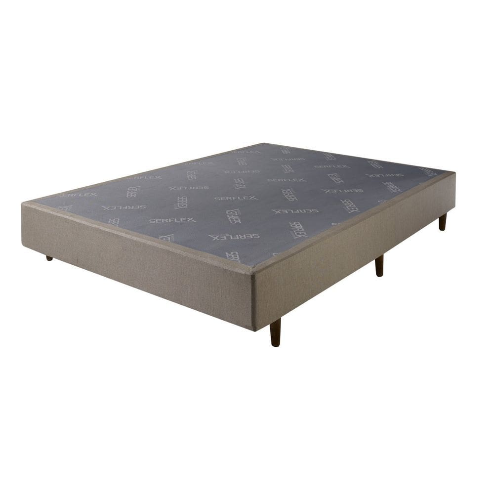 Base Box Casal Serflex Gaia 24x138x188cm Bege