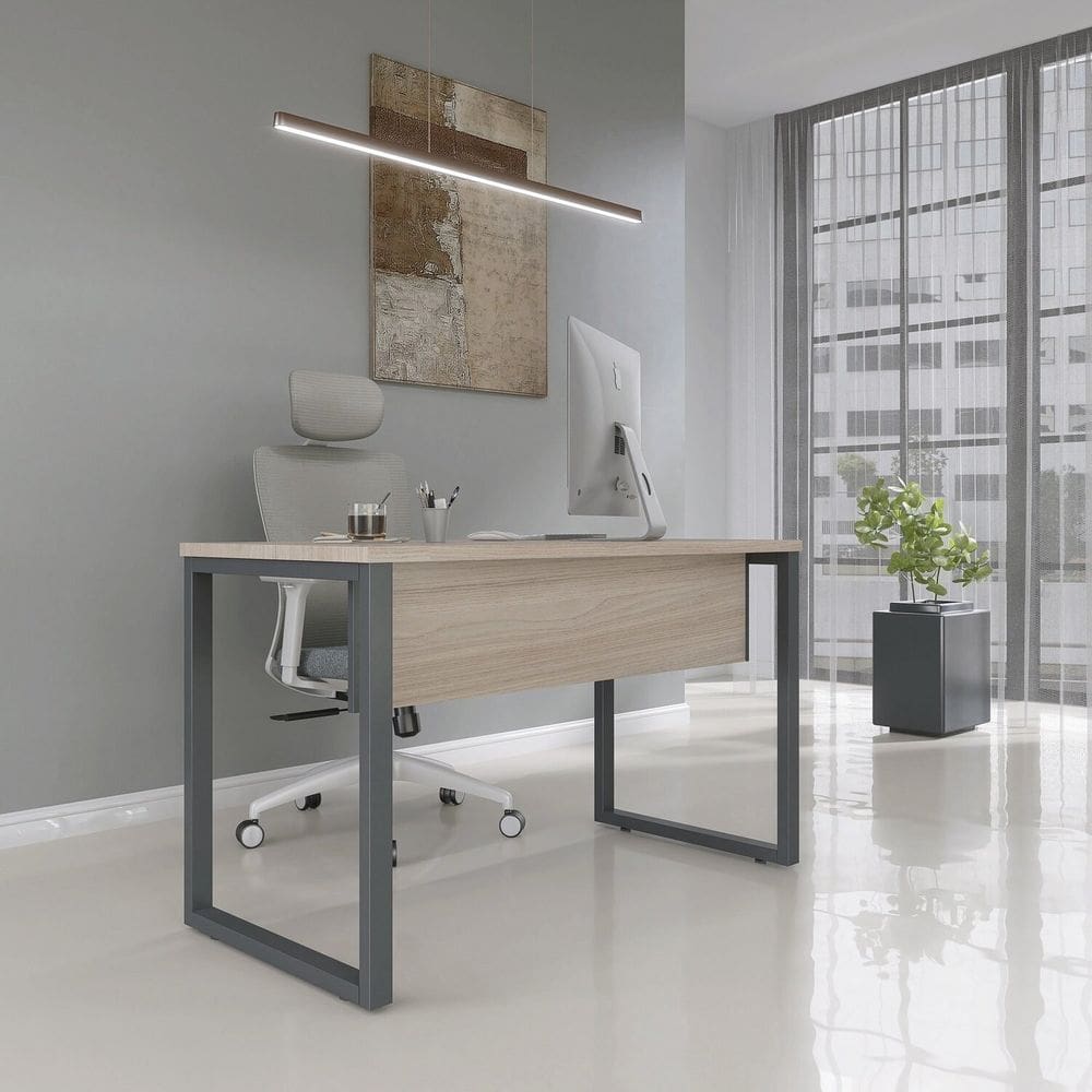 Mesa Madeira 1340x600mm M134/60p25tub Nogueira/Grafito