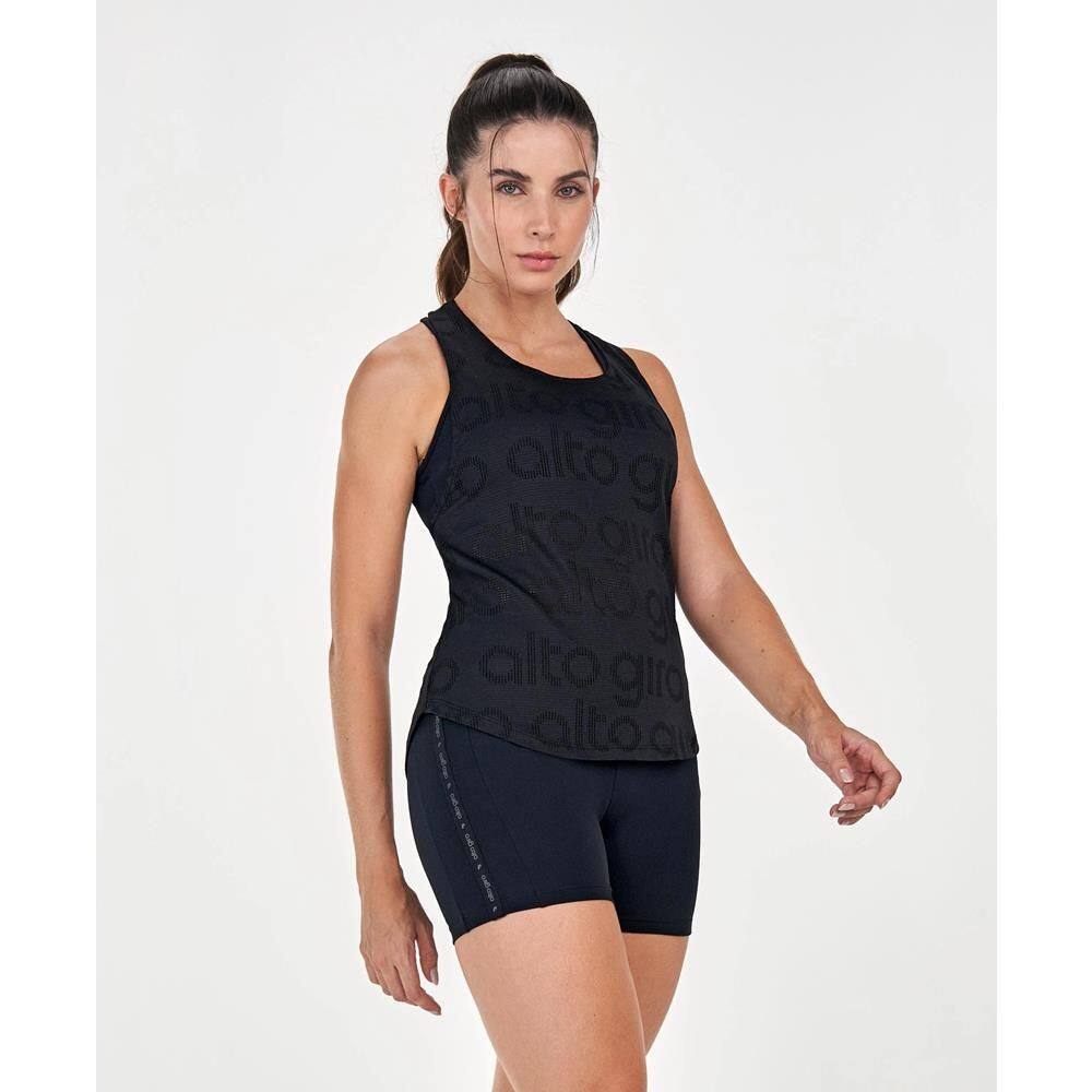 Regata Feminina Alto Giro Mesh Costas Nadador Fitness