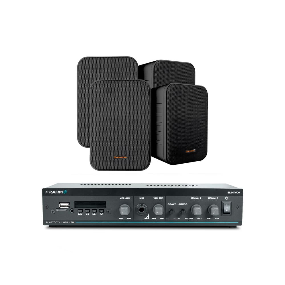 Kit Slim 1600 G5 + 4x Msb60n Pretas