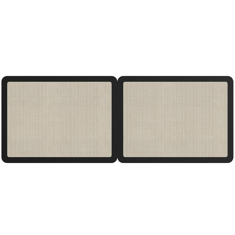 Cabeceira Cama Box Casal Queen Painel Com Telinha 160cm Moss A03 Nero