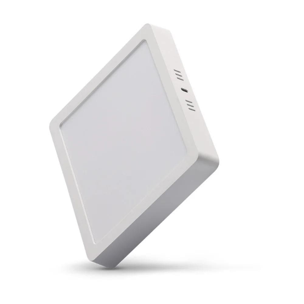Painel Led Eco Branco Sobrepor 12w Quadrado 4000k 100-240v Black+decker