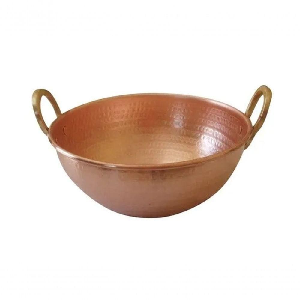 Tacho De Cobre Puro De 1 Litro 16Cm Diâmetro