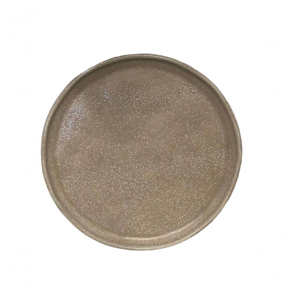 Prato De Sobremesa Linho Cerâmica 21,5cm Porto Brasil