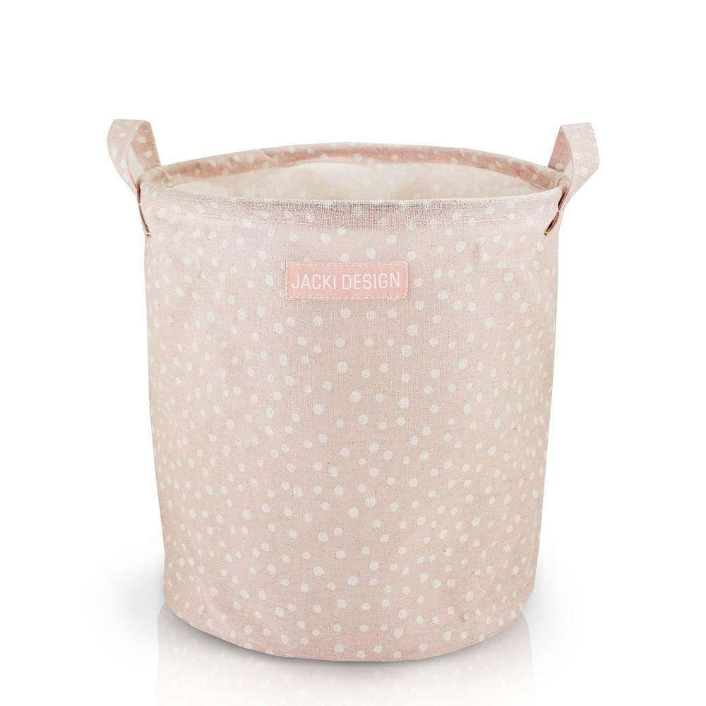 Cesto Para Roupa Suja- Brinquedos Tecido (m) - Linha Loft Rosa