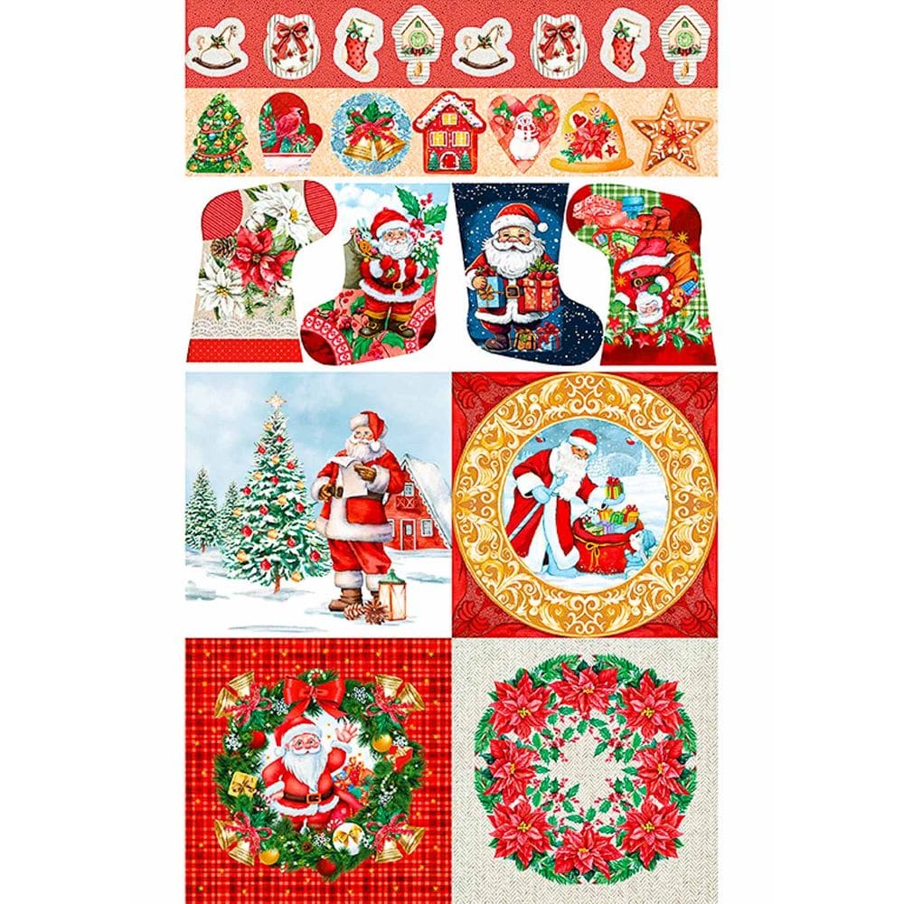 Tecido Tricoline Natalino Dohler 100% Algodão Natal 1 Metro