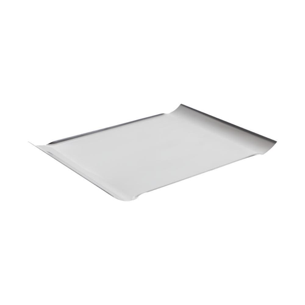 Bandeja Tramontina Quadrata Retangular Em Aço Inox Alto Brilho 57 X 32 Cm