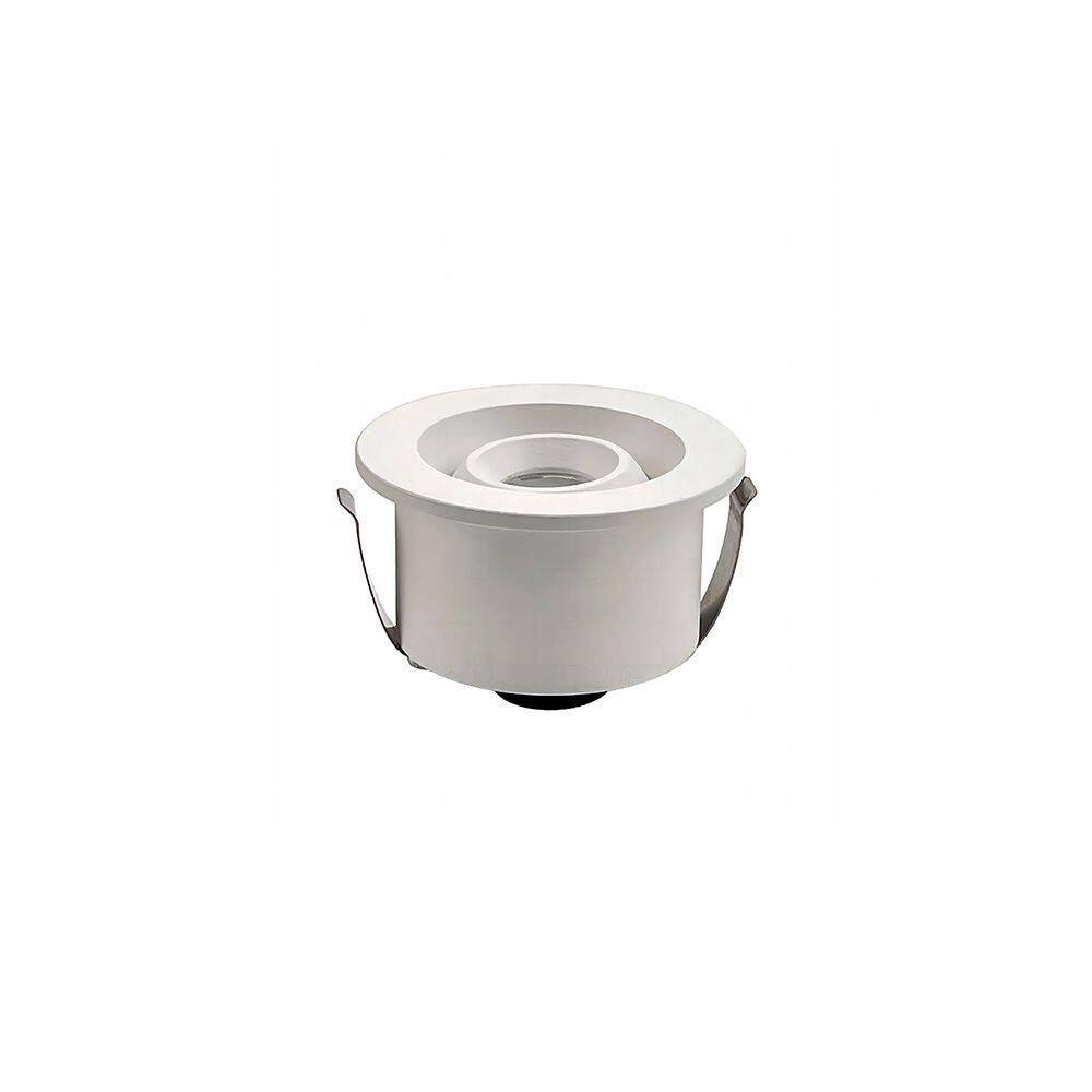 Spot De Embutir Nordecor Ollo Mini Redondo Led Alto Irc 90 3w Bivolt Branco 3000k Luz Amarela 6542
