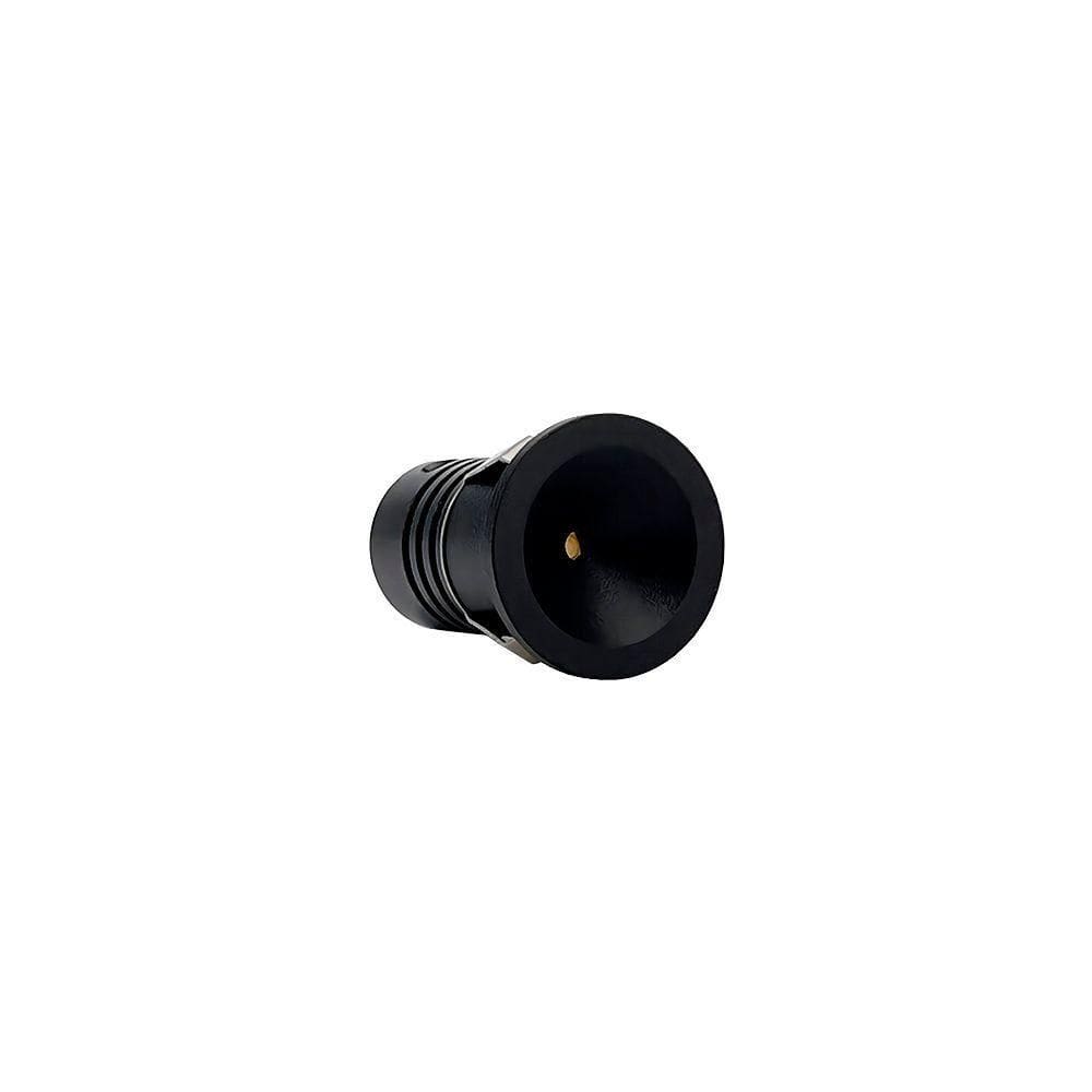 Spot De Embutir Nordecor Auko Ono Mini Redondo Led Alto Irc 90 1w Bivolt Preto 3000k Luz Amarela 6533