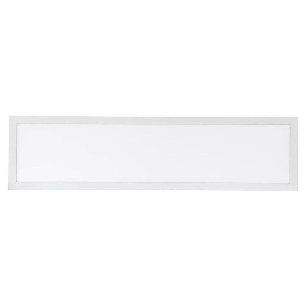 Painel De Led Blumenau Backlight Retangular De Sobrepor 40w Bivolt 3000k Luz Amarela