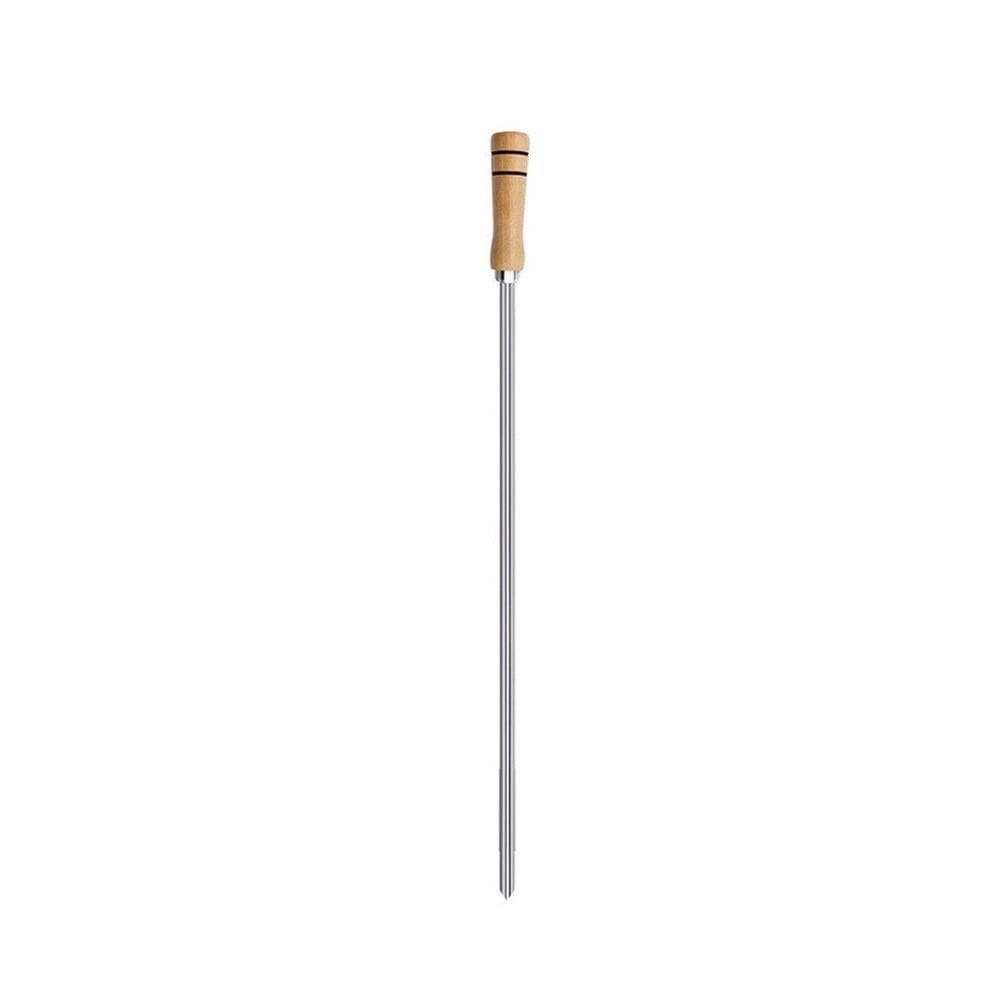 Espeto De Churrasco Com Cabo De Madeira - Stolf 85cm