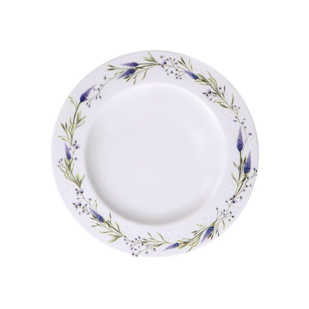 Prato Fundo Tramontina Lilla Porcelana Decorada 23cm Tramontina