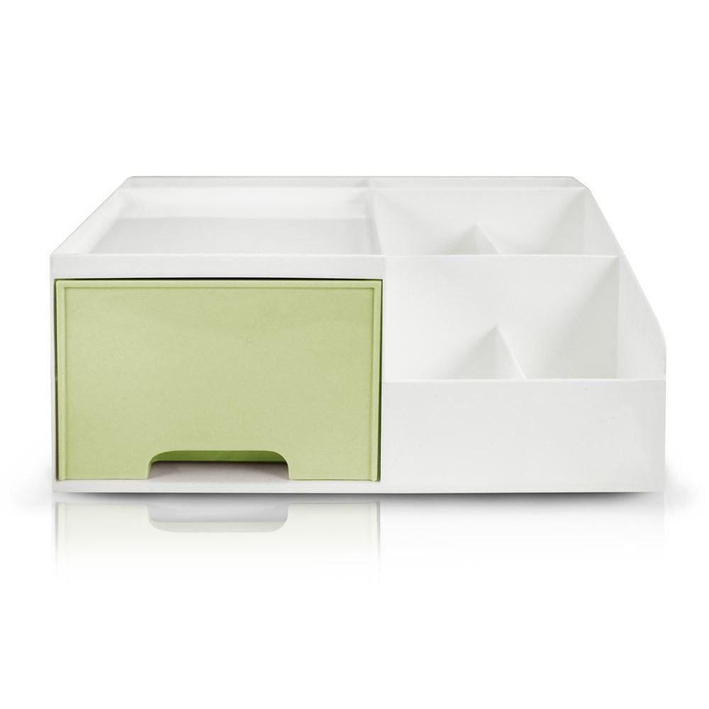 Organizador Multiuso De 1 Gaveta De Mesa Lifestyle Jacki Design Verde