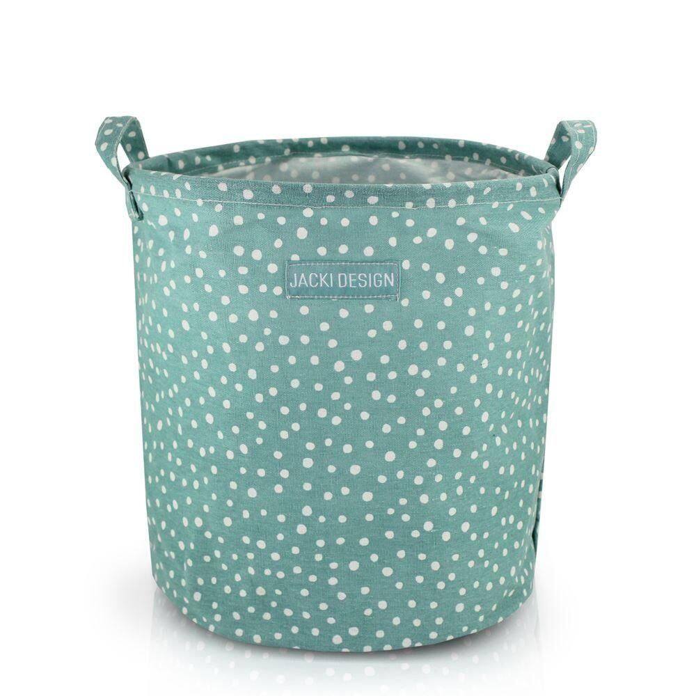 Cesto Para Roupa Suja/ Brinquedos Tecido (m) - Linha Loft Turquesa