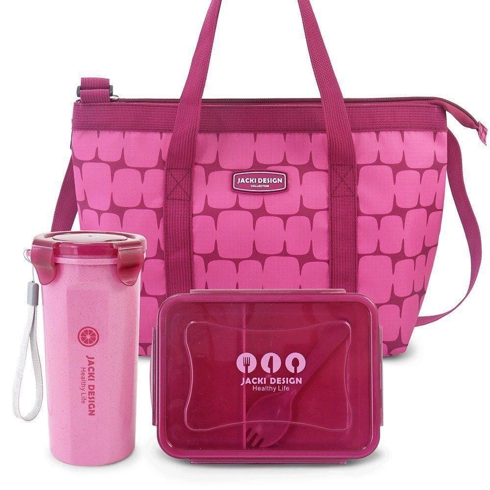 Conjunto De Bolsa Térmica Com Marmite E Garrafa Elementos Vinho