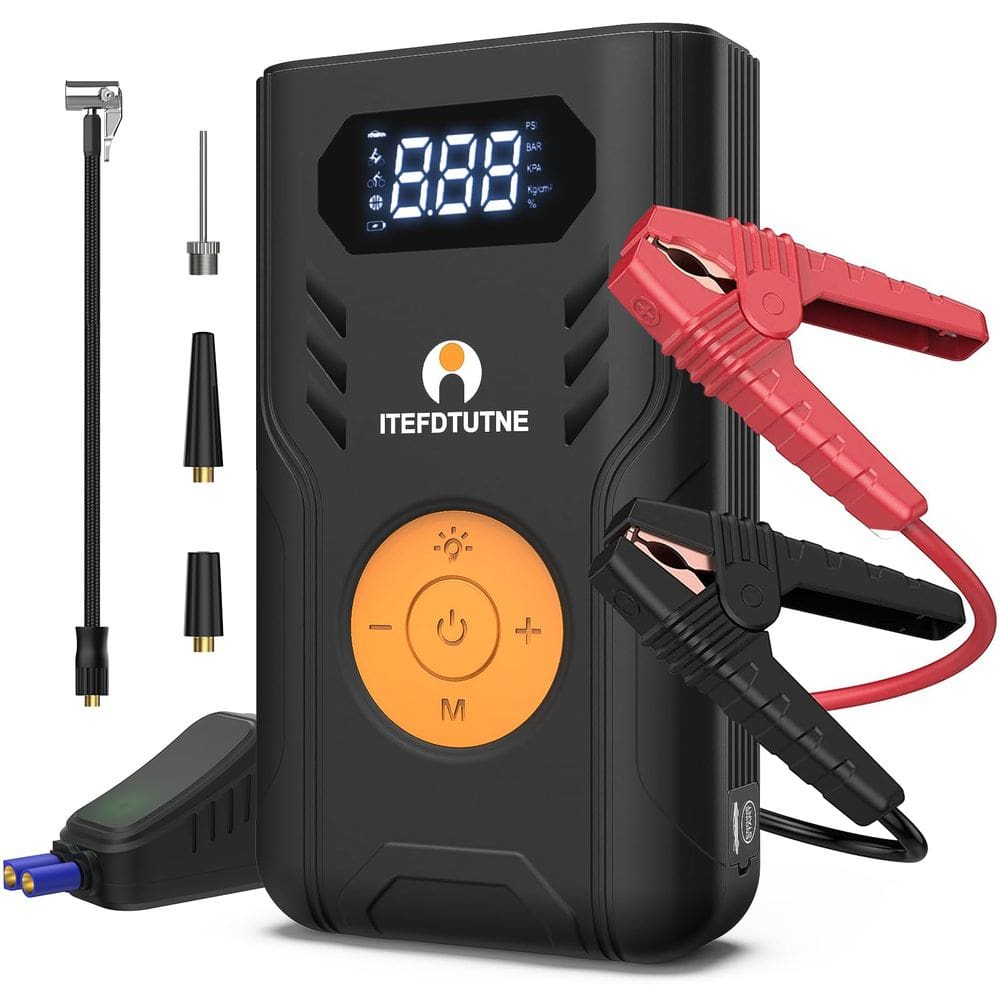Bateria de carro Jump Starter ITEFDTUTNE B15-C 3000A com Air Compr