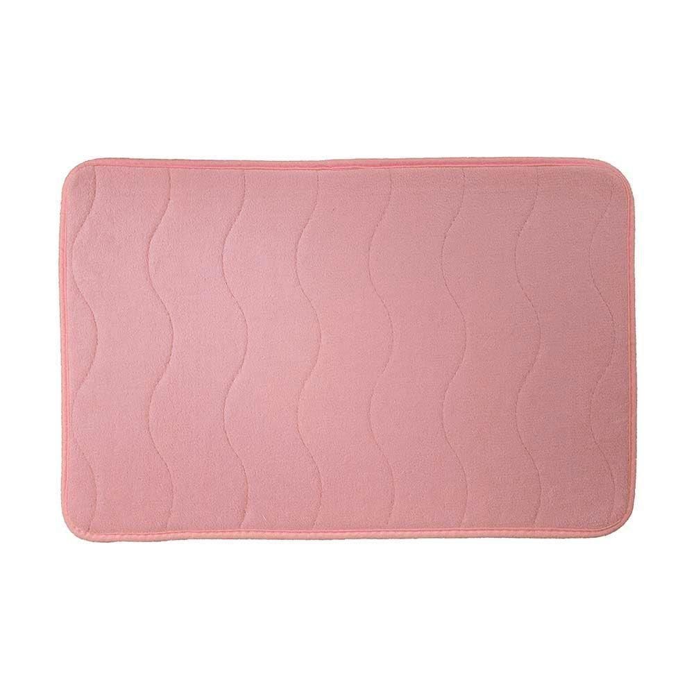 Tapete De Banheiro Touch 10 Rosa 0,60x0,80m - Edantex