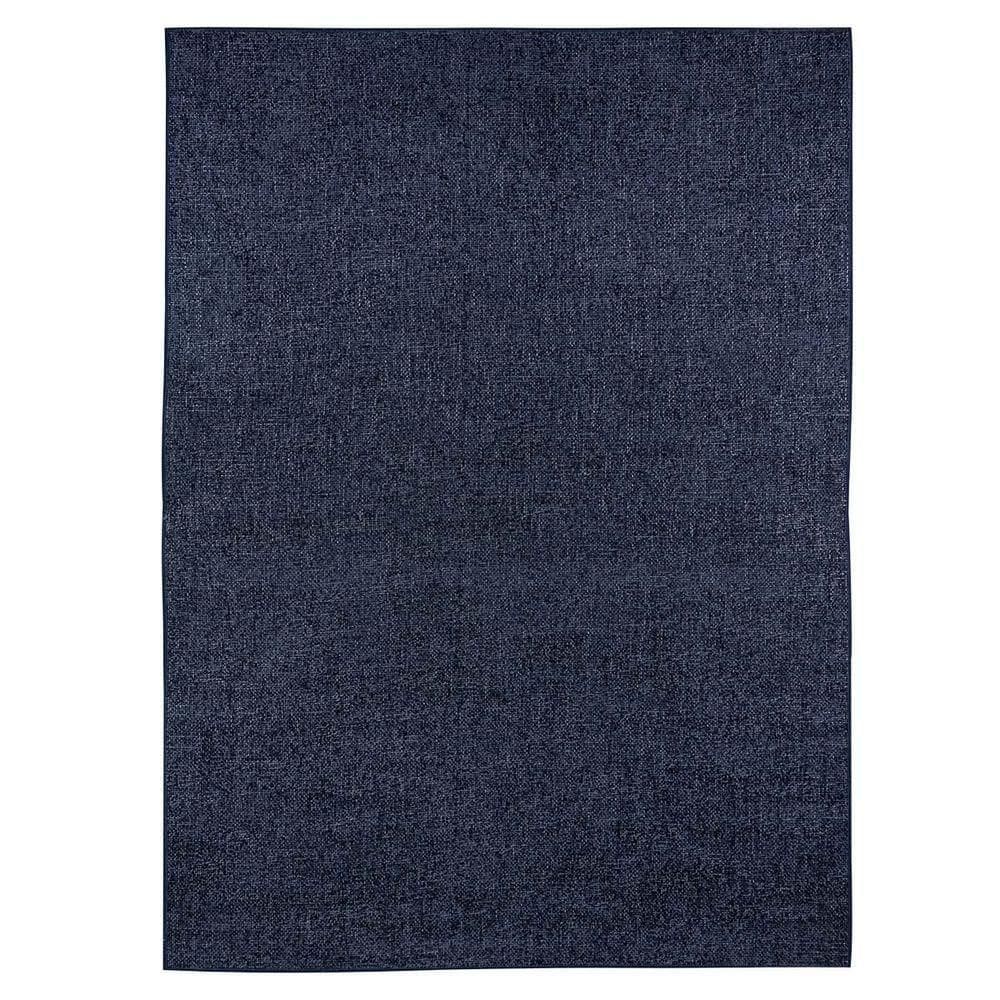 Tapete Sala Antiderrapante Linen 04 Azul 2,50x3,00m