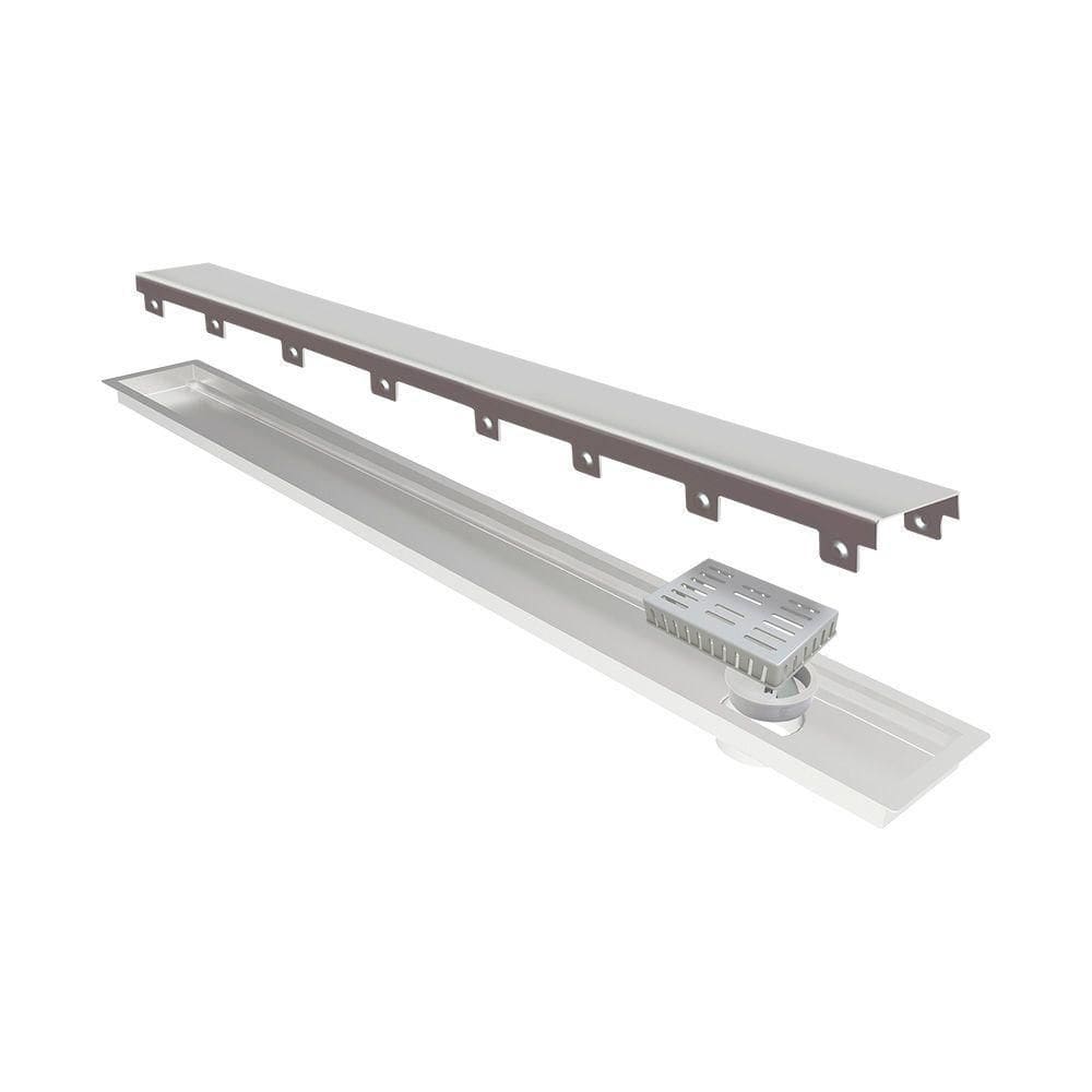 Ralo Linear Elleve Multimaster 280 130cm Com Tampa Inox