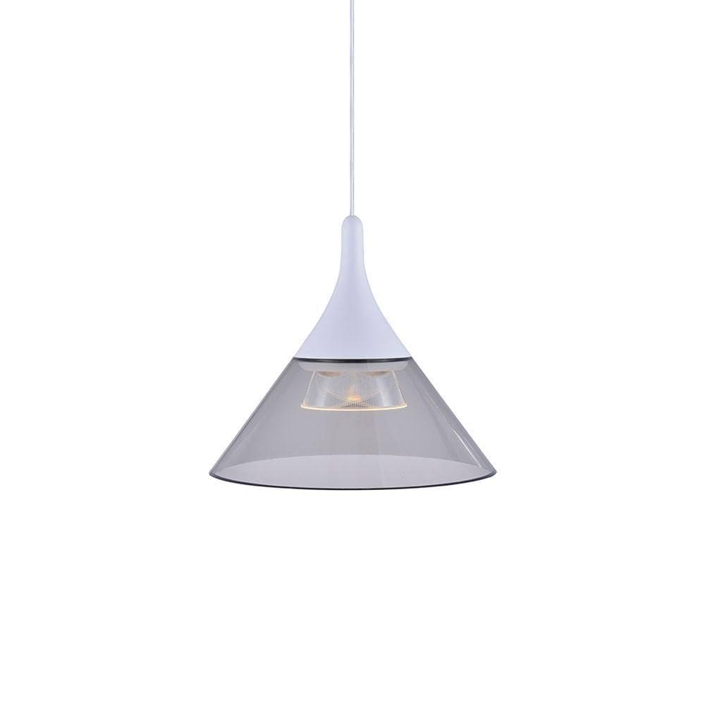 Lustre Pendente Nordecor Thom 2693 Branco Led Bivolt Branco 2693