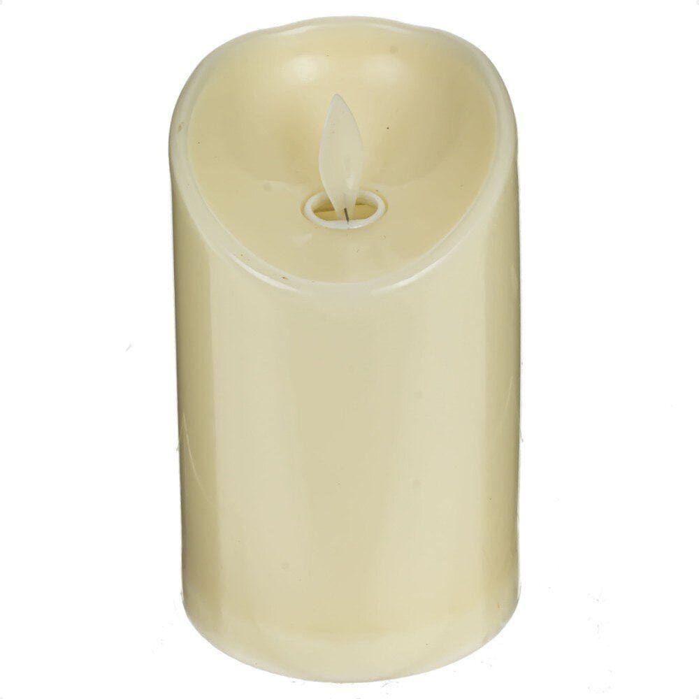 3 Luminária Vela Led 12,5cm Efeito Chama Quente Decor Taschibra