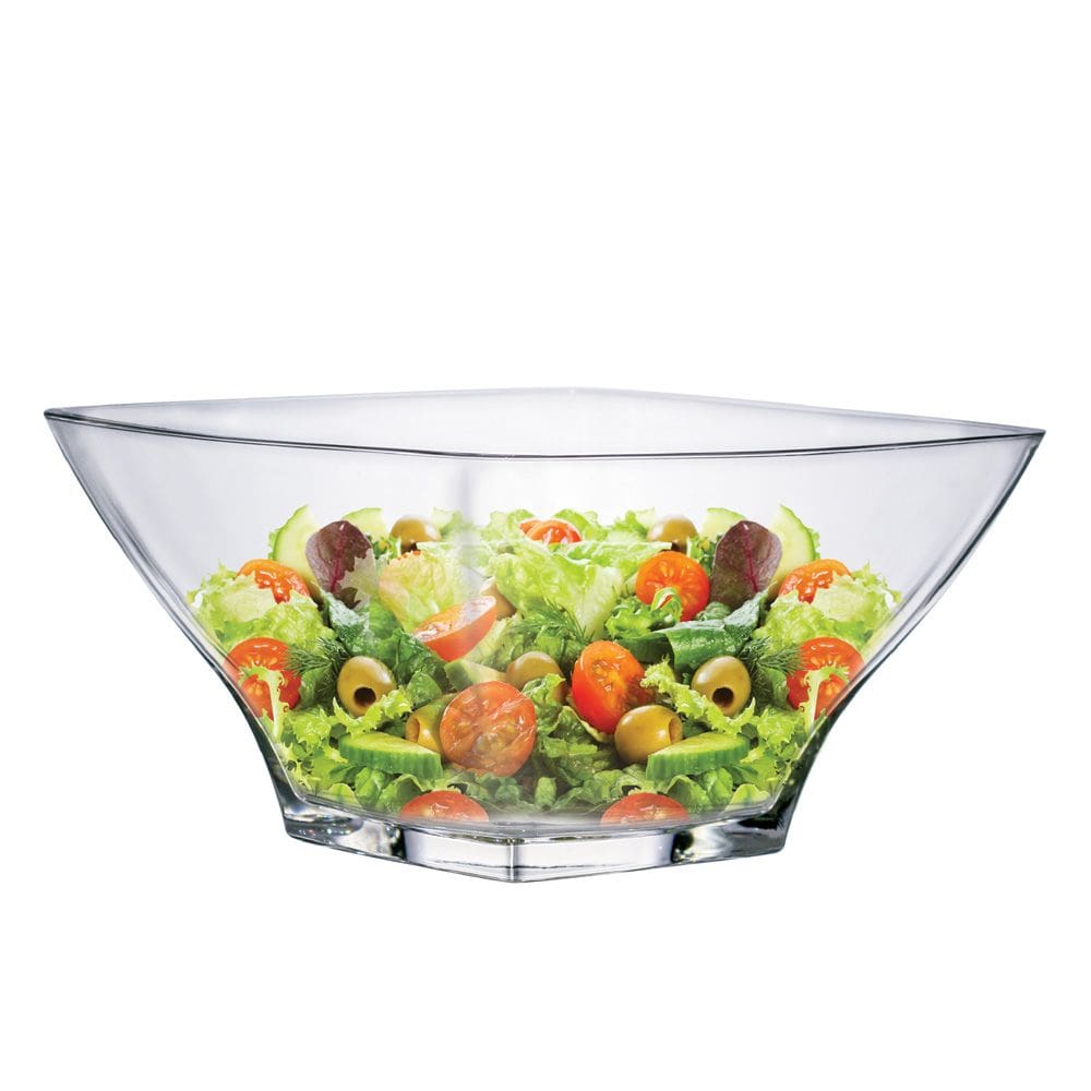 Saladeira de Vidro Quadrada Stephanie G 2700ml - Ruvolo