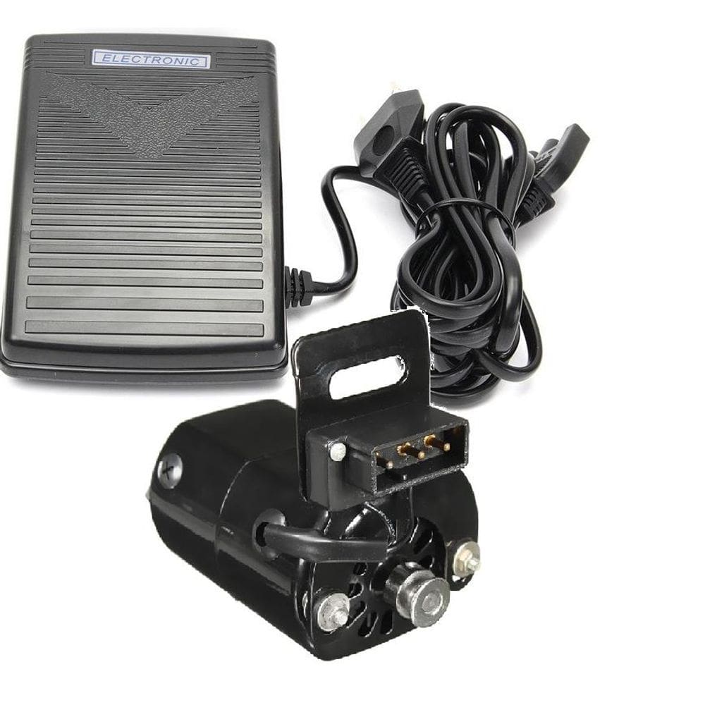 Motorzinho Doméstico Preto com Pedal aceleradorEletrônico