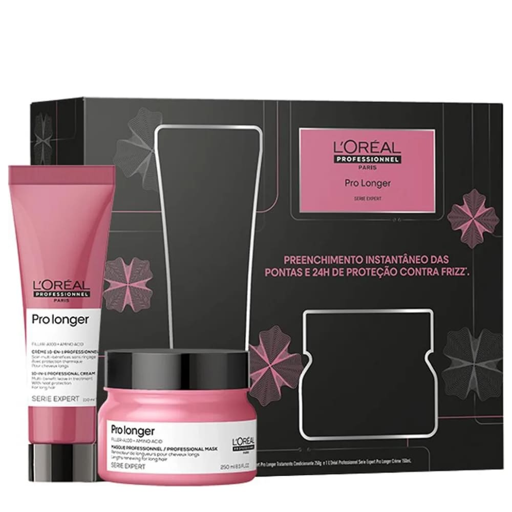 Kit L`Oréal Professionnel Serie Expert Pro Longer - Leave-In 150ml e Máscara 250g