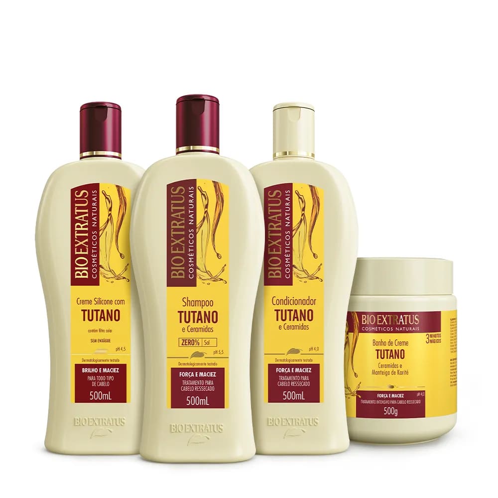 Kit Tutano Bio Extratus 4Itens (500mL/g)
