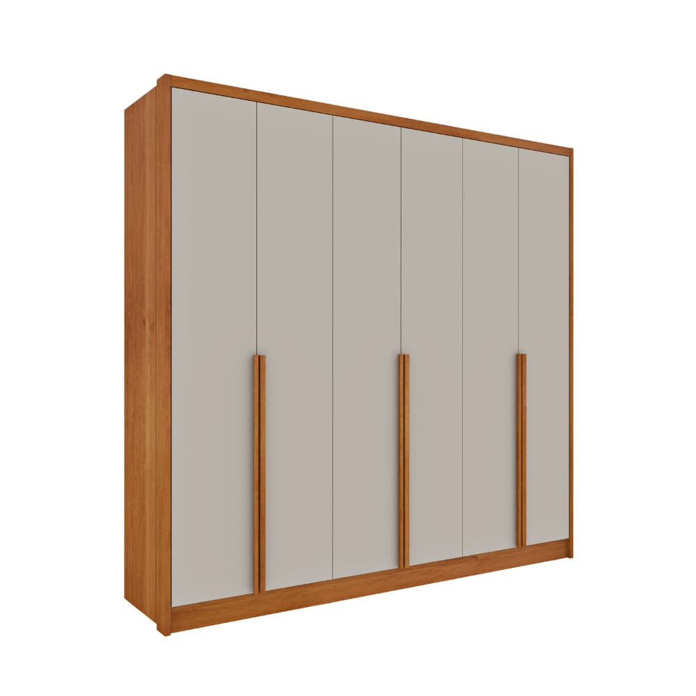 Guarda Roupa Casal 6 portas e 6 gavetas Fortuna Tcil