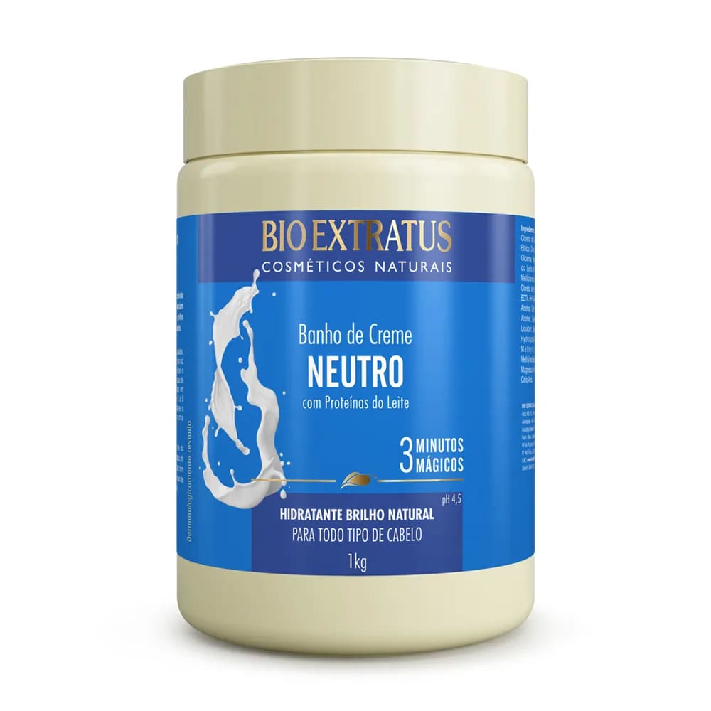 Banho de Creme Bio Extratus Proteínas do Leite 1Kg