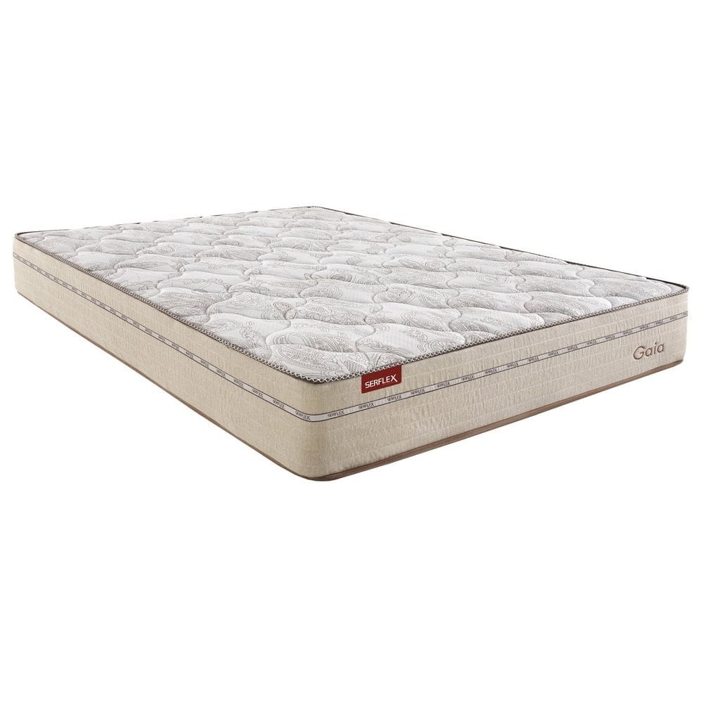 Colchão Solteiro Serflex Molas Ensacadas 30x96x188cm Bege