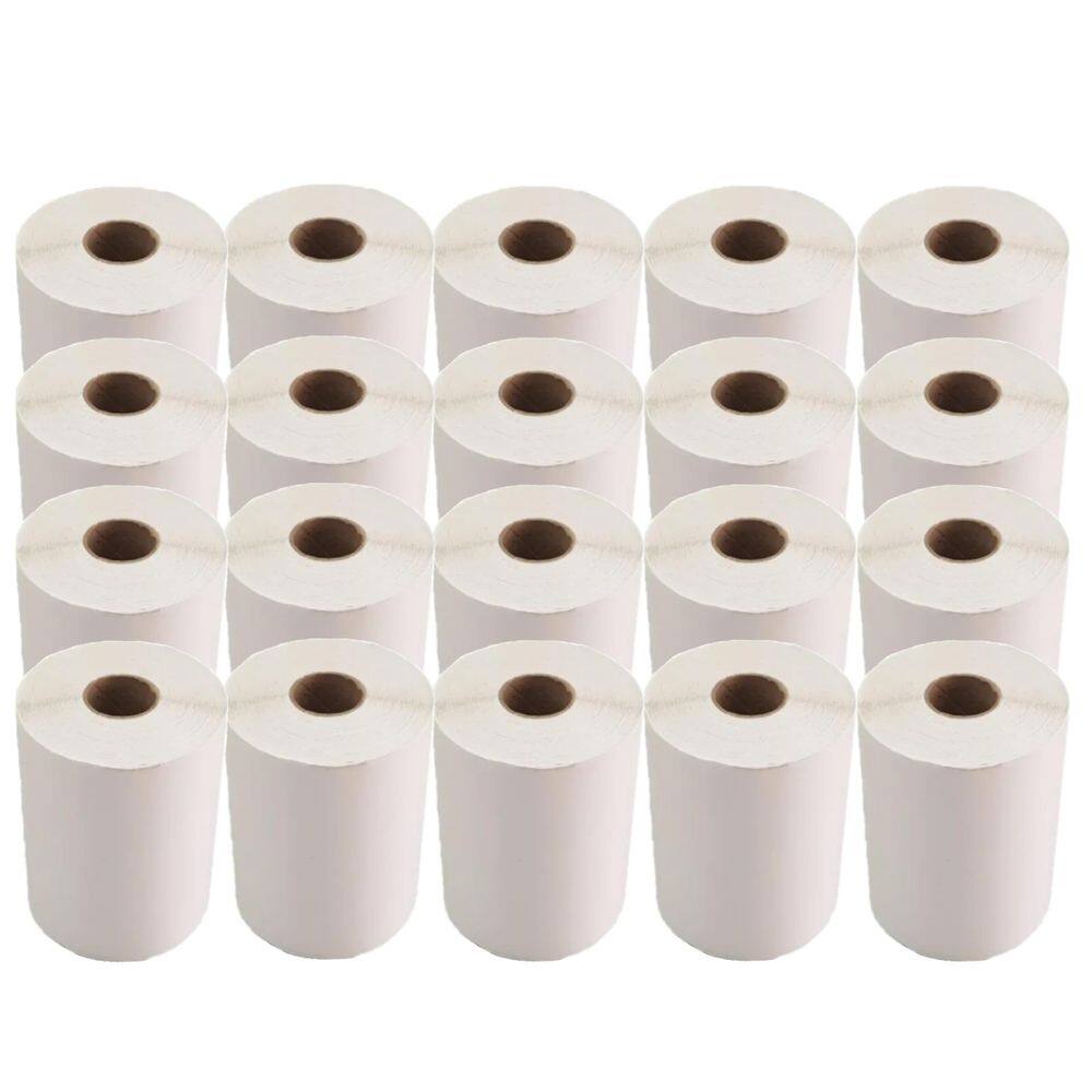 Kit 20 Rolos Etiqueta 10X15 Cm Térmica Serrilha E-Commerce
