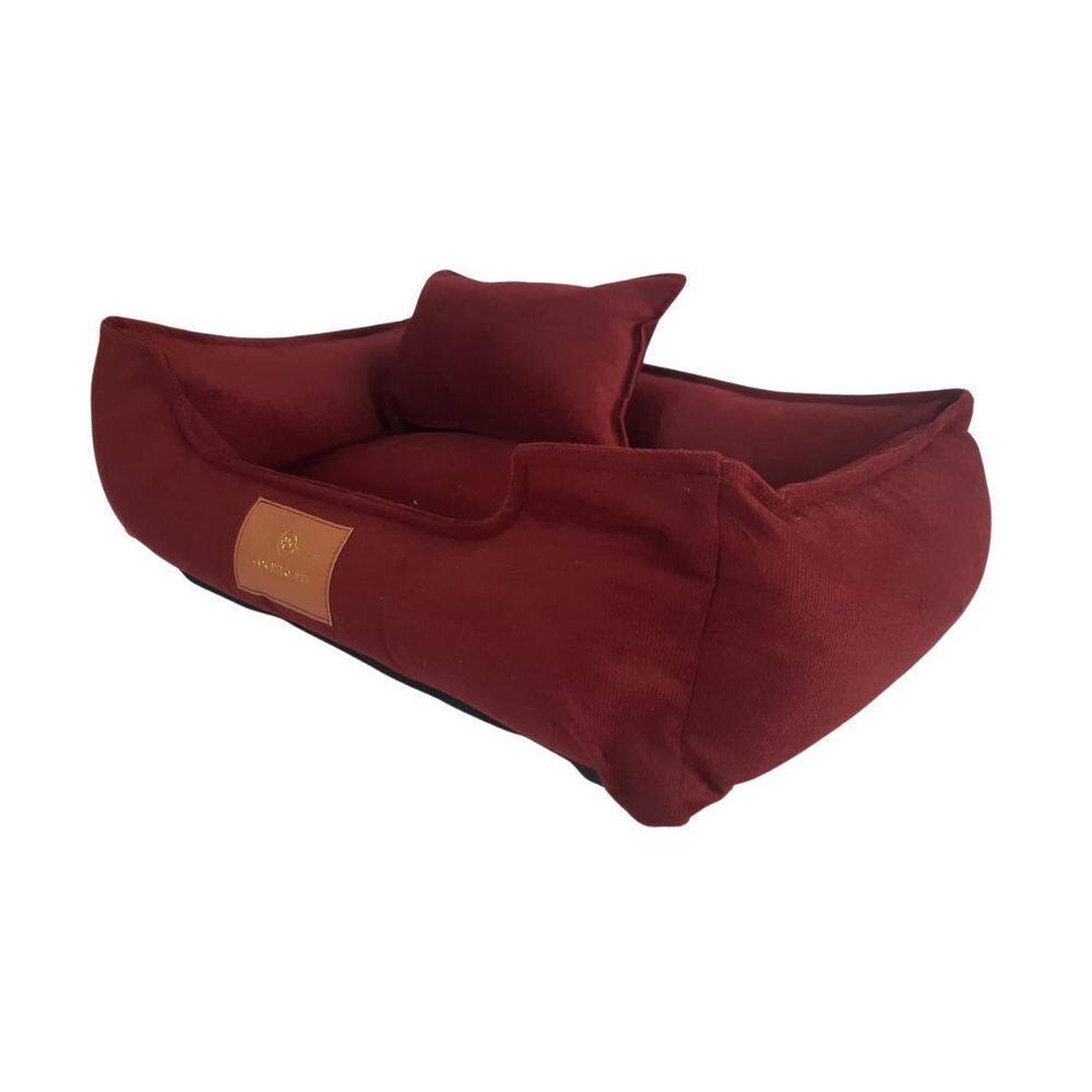 Caminha Impermeável Para Cachorro Cochilo Pet M 60X50 Bordo