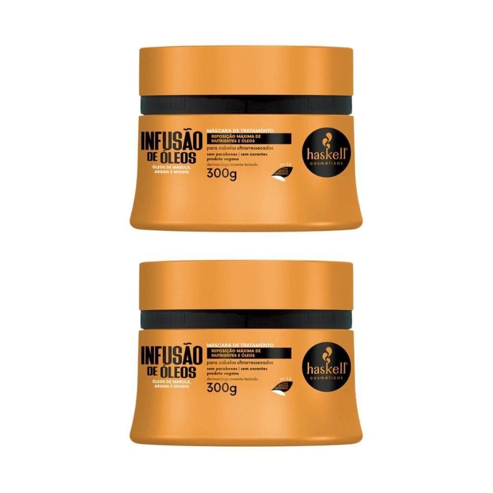 Mascara Haskell Infusao De Oleos 300G - Kit Com 2Un