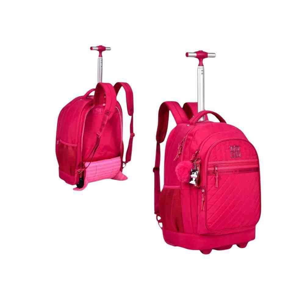 Kit Rebecca Bonbon Mochila+Lancheira+Estojo Rosa Rb24519Kitr