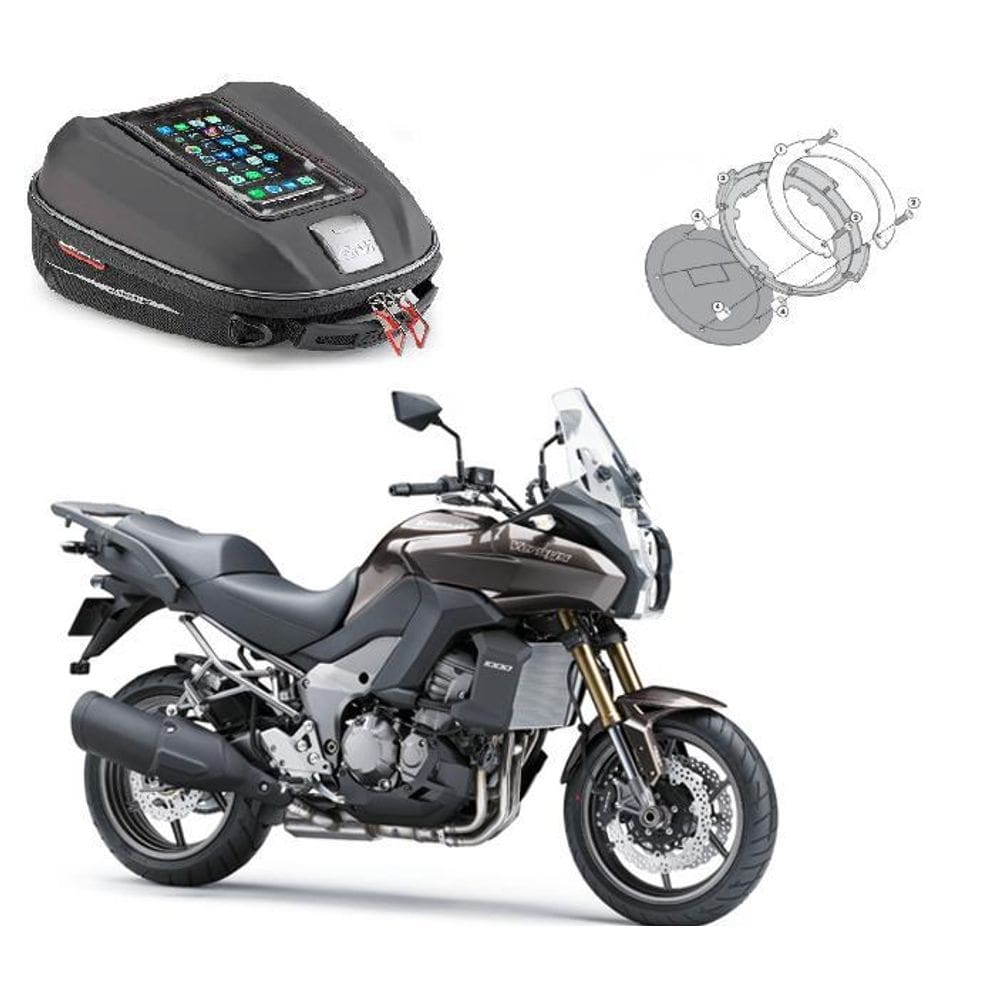 Bolsa Tanque Givi St611+ Bocal Givi Bf29 Kawasak Versys 1000