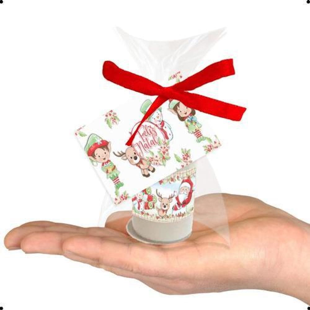 50 Lembrancinhas Mini Hidratante Natalinos Natal