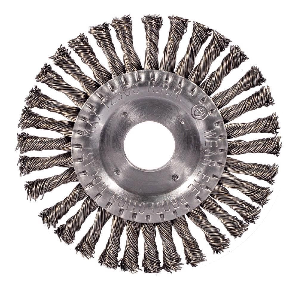 Escova Circular Aço Trançado 4.1/2``X1/4`` 319,0025 Rocast